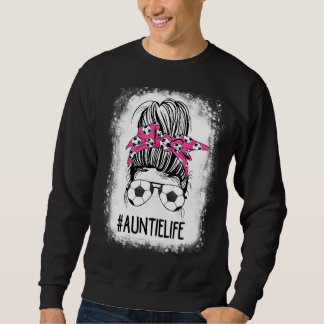 Sweatshirt Soccer Tante Vie Bleached Messy Bun Cheveux Soccer