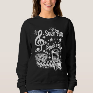 Sweatshirt Sock Hop Party Rockabilly Retro 60s les années 70
