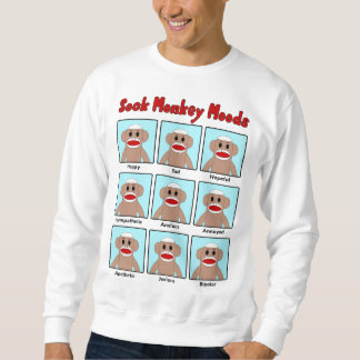 Sweatshirt Sock Monkey Modes blanc