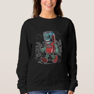 Sweatshirt Soda Zombie - Vintage Déplaisant Limo Monster Hall