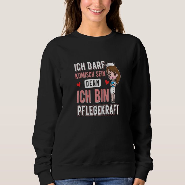 Sweatshirt Soeur de nuit infirmière femme (Devant)