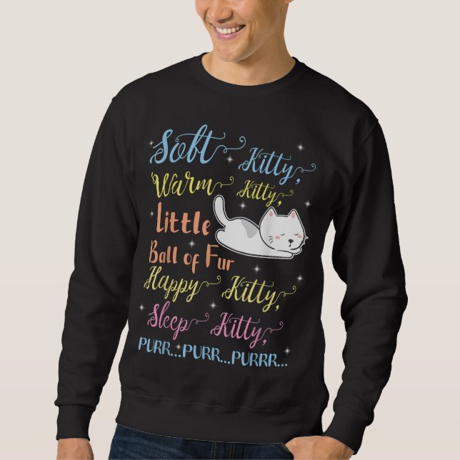 Sweatshirt Soft Kitty Chaleureux Kitty Petit Boule De Dormir  (Devant)