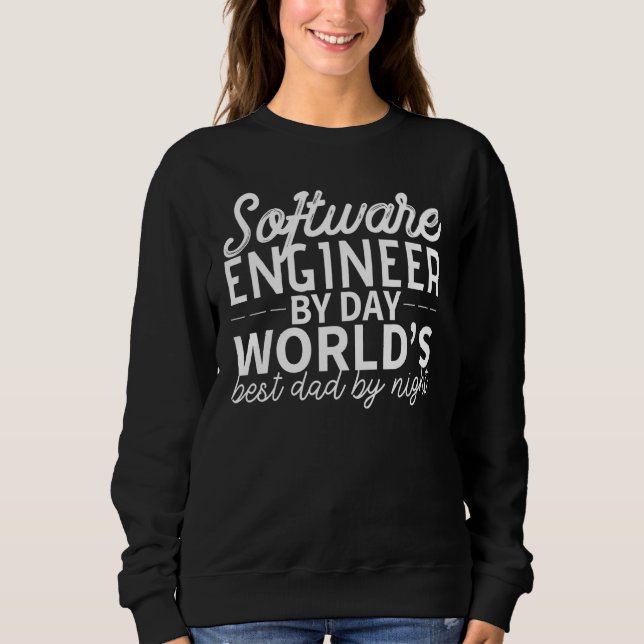 Sweatshirt Software Engineer Dad Quotes (Devant)