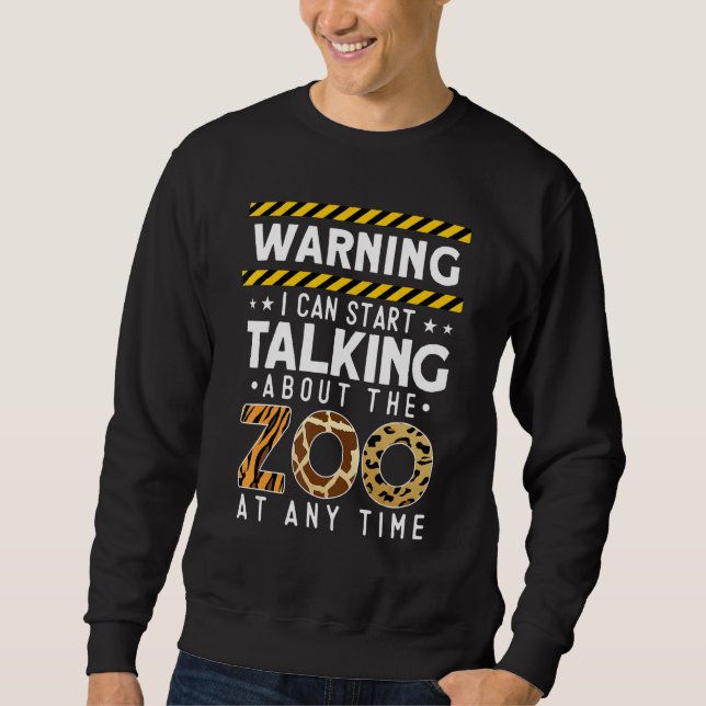 Sweatshirt Soigneur d'animaux de zoo (Devant)