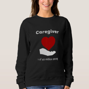 Sweatshirt Soins Cardiaques Pour La Famille Je Suis Un Aidant