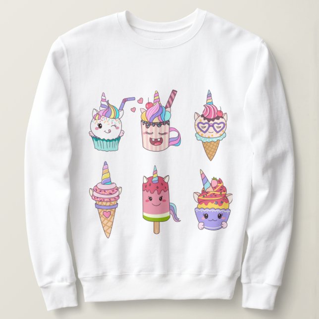 Sweatshirt Soins sucrés (Design devant)