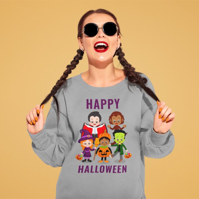 Sweatshirt Soirée costumée pour enfants d'Halloween (Créateur téléchargé)
