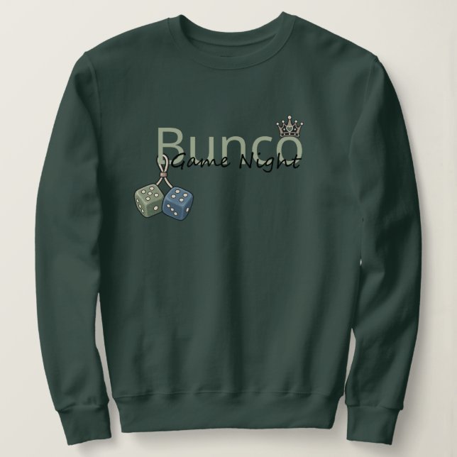 Sweatshirt Soirée de jeu Bunco  (Design devant)