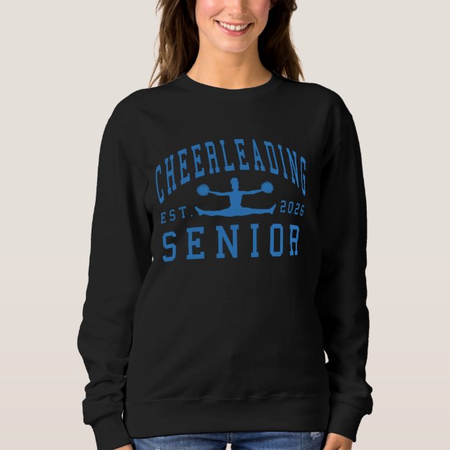 Sweatshirt Soirée supérieure Cheerleader Cheer Senior 2026 Gr (Devant)