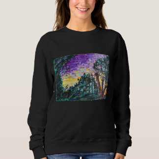 Sweatshirt Soirée violette