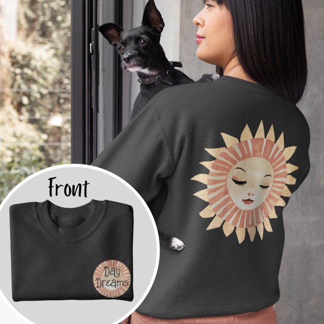 Sweatshirt Soleil couché du Boho céleste pastel muet (Créateur téléchargé)