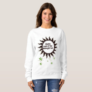 Sweatshirt Soleil de minuit noir de l'Alaska