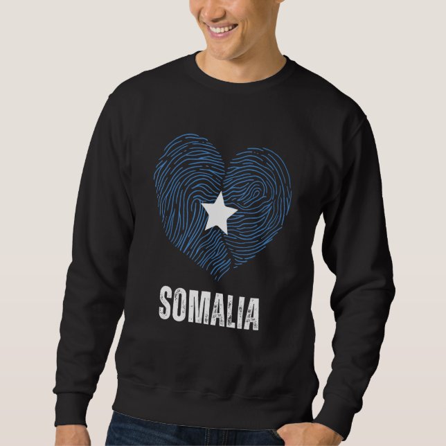 Sweatshirt Somalia Flag Somali Flag Somalia DNA Somalia Heart (Devant)