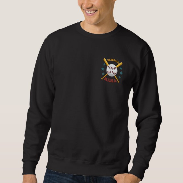 Sweatshirt Somebody s Loudmouth Baseball Mama Mothers Day Bot (Devant)