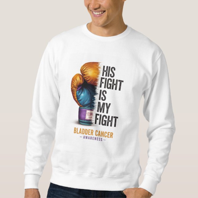 Sweatshirt Son combat est mon combat – Campagne de sensibilis (Devant)