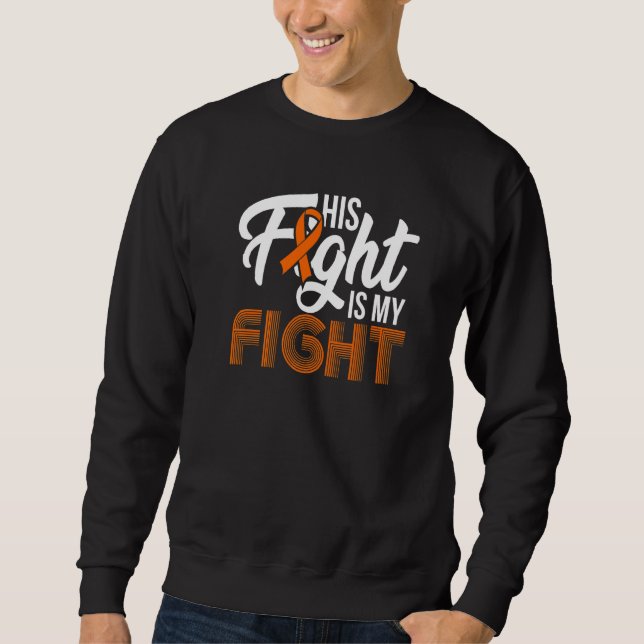 Sweatshirt Son Combat Est Mon Combat Ms Multiple Sclerosis Aw (Devant)