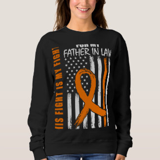 Sweatshirt Son Combat Est Mon Père De Combat En Leucémie De D