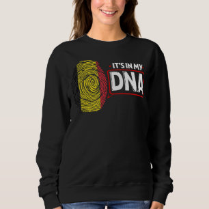 Sweatshirt Son Dans Mon ADN Drapeau National Belg Patriotique