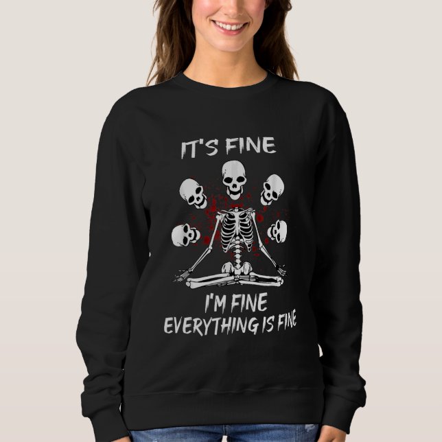 Sweatshirt Son Im Fine Tout Beau Costum Halloween (Devant)