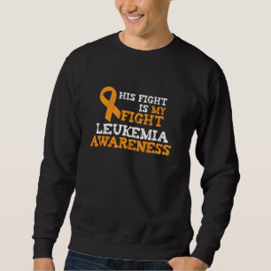 Sweatshirt Son soutien à la lutte contre la leucémie du ruban