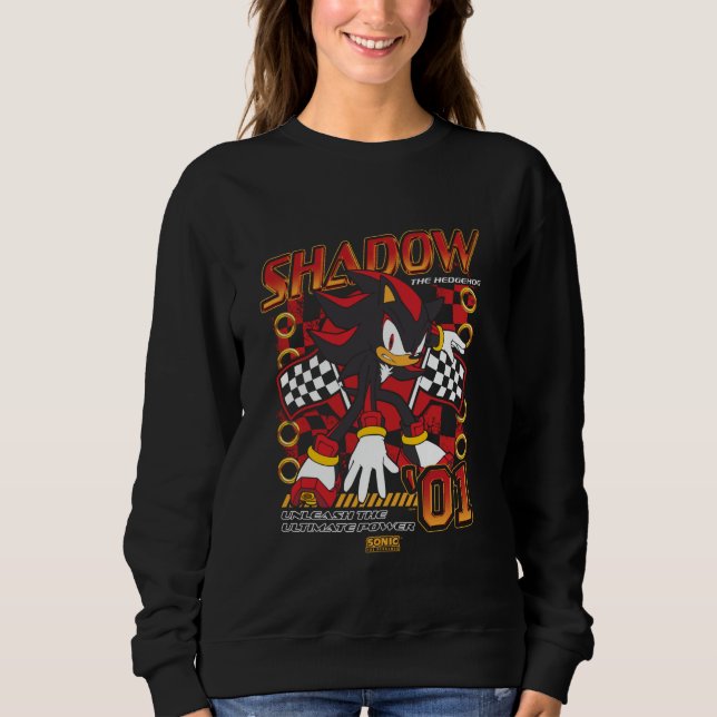 Sweatshirt Sonic The Hedgehog Shadow The Hedgehog 01 Course P (Devant)