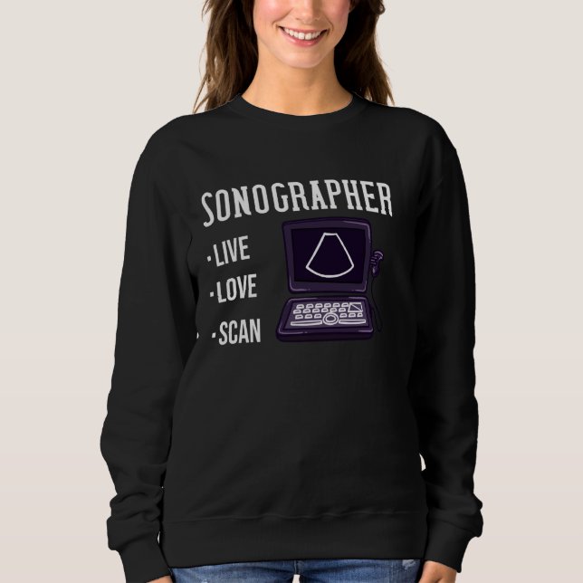 Sweatshirt Sonographie du songraphe technique Ultrasound (Devant)