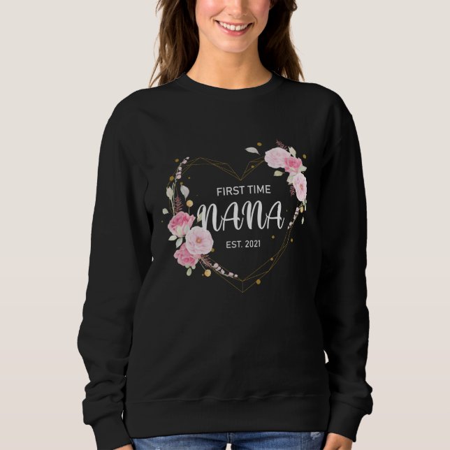 Sweatshirt Soon To Be Nana 2021 Pregnancy Announcement New Gr (Devant)