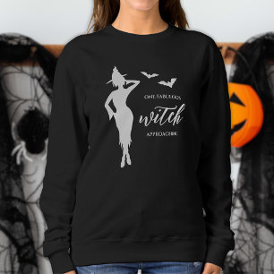 Sweatshirt Sorcière approchant Feminine Jolie Sorcière Silhou