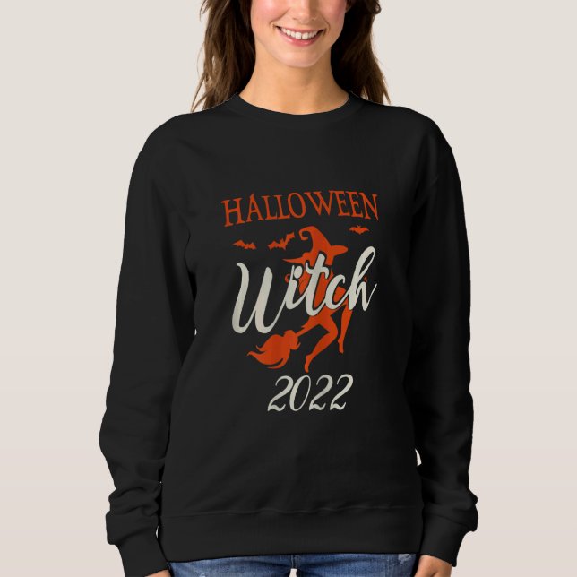 Sweatshirt Sorcière d'Halloween pour femmes 2022 Fête d'Hallo (Devant)