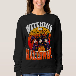 Sweatshirt Sorcière pour Halloween, mignonnes sorcières de de