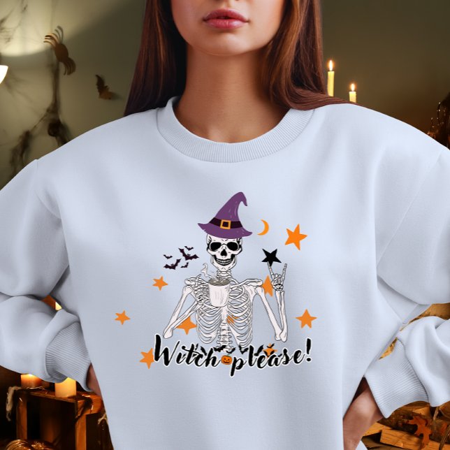 Sweatshirt Sorcière s'il vous plaît drôle Halloween 2026 (Créateur téléchargé)