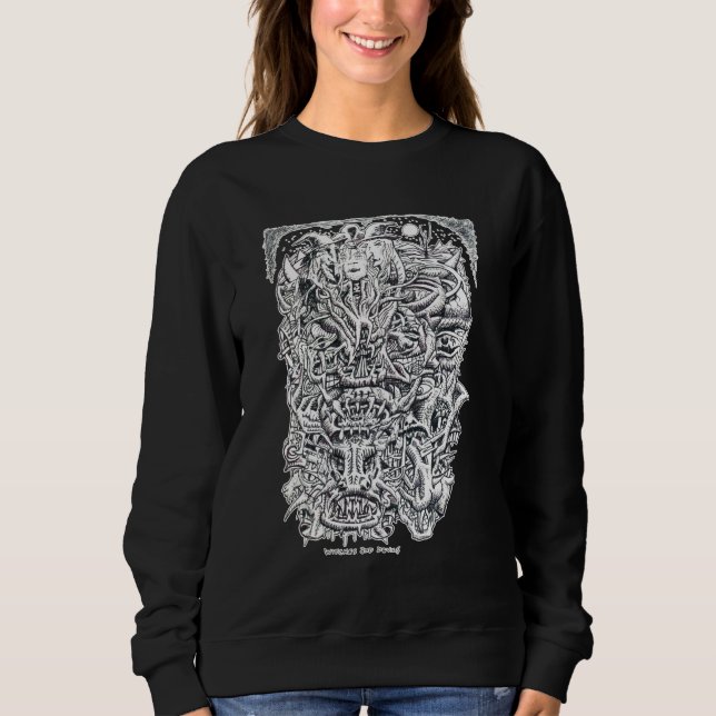 Sweatshirt Sorcières et diables, par Brian Benson. (Devant)