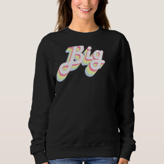 Sweatshirt Sororité Grosse Petite Mignonne Grecque Vie Rétro