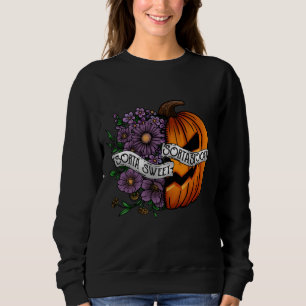 Sweatshirt Sorta Sweet Sorta Éffrayant Fleur Citrouille
