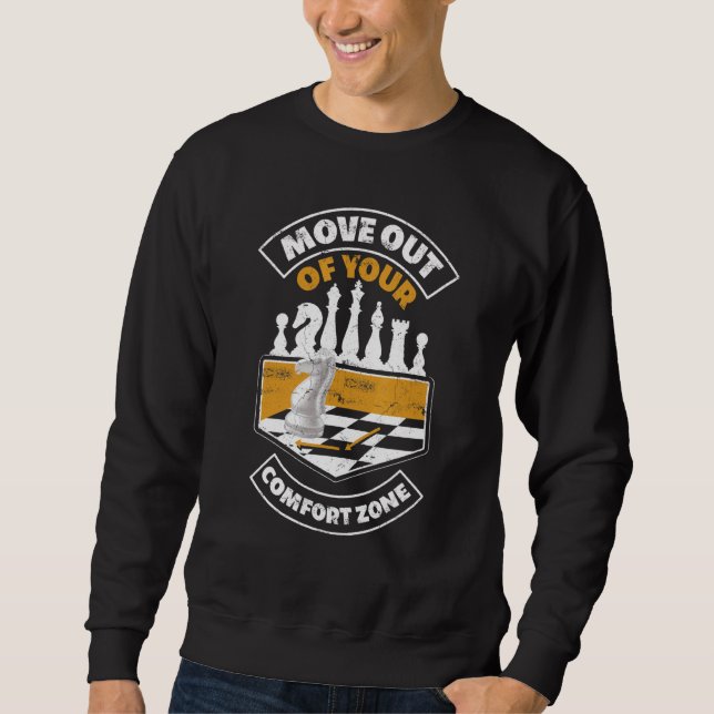 Sweatshirt Sortez De Votre Zone De Confort Chevalier Reine (Devant)