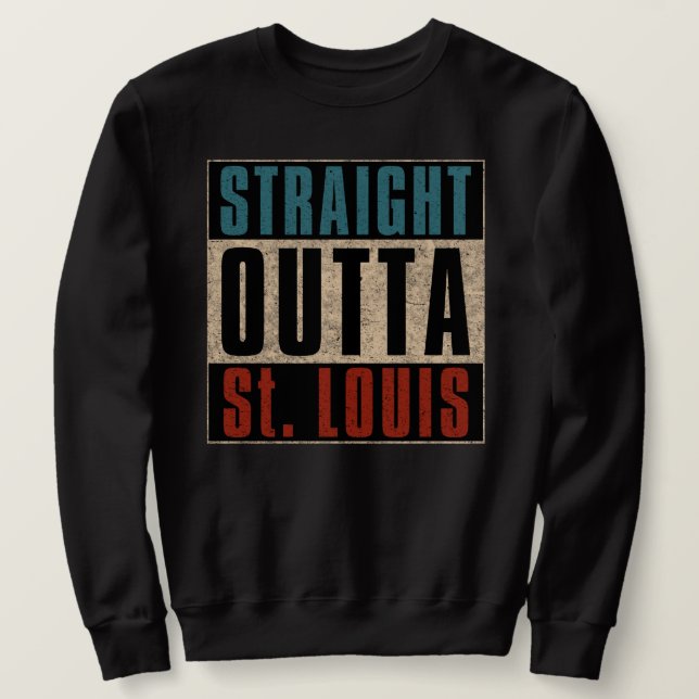 Sweatshirt Sortie droite St. Louis Missouri MO (Design devant)