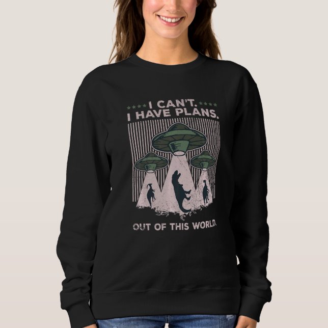 Sweatshirt Soucoupe Volante Pour Un Chasseur Ufo (Devant)