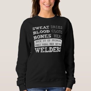 Sweatshirt Souder de soudage des os de sang de sudation