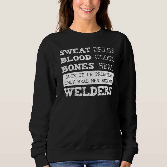 Sweatshirt Souder de soudage des os de sang de sudation (Devant)