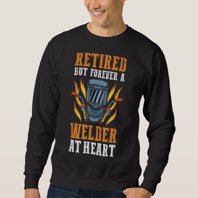 Sweatshirt Soudeur à la retraite (Devant)