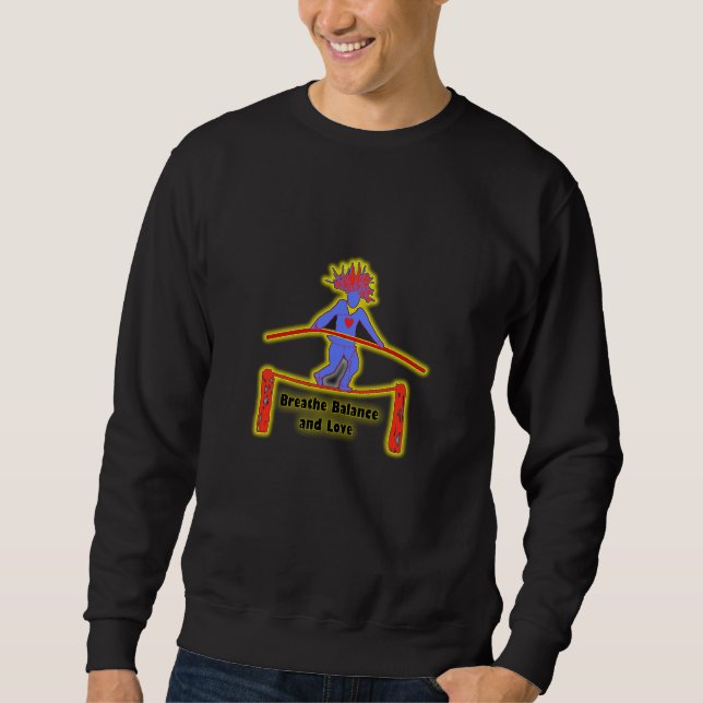 Sweatshirt Souffle et amour d'équilibre (Devant)