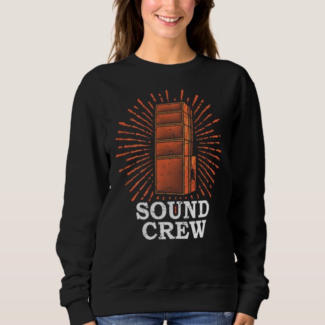 Sweatshirt Sound Crew Audio Technician Sound Guy Sound Engine (Devant)