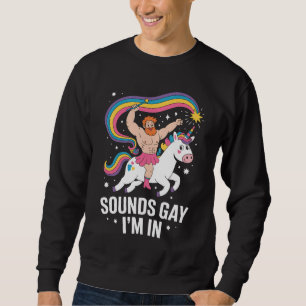 Sweatshirt Sound Gay Je suis en homme portant une jupe Unicor