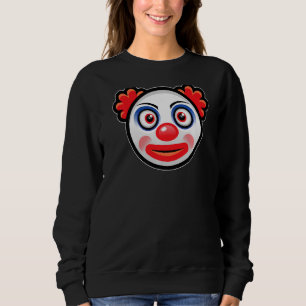 Sweatshirt Sourire clown du cirque du nez rouge