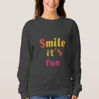 Sweatshirt Souris c'est amusant simplement femmes pleine slim