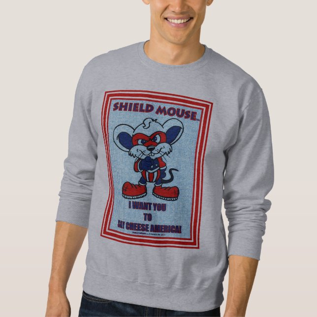 SWEATSHIRT SOURIS DE BOUCLIER "JE VOUS VEUX…." V3 (Devant)