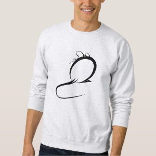 Sweatshirt Souris de peinture Sumi E Brushstroke japonaise