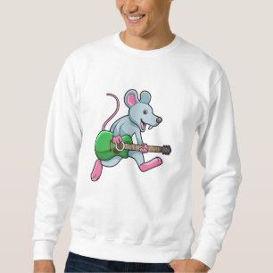 Sweatshirt Souris en musique avec guitare