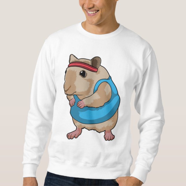 Sweatshirt Souris en tant que coureur avec bandeau (Devant)