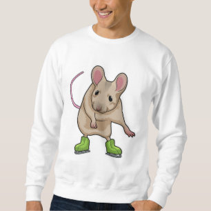 Sweatshirt Souris Patinage sur glace Patins sur glace